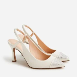Elsie made-in-Italy slingback pumps with crystals