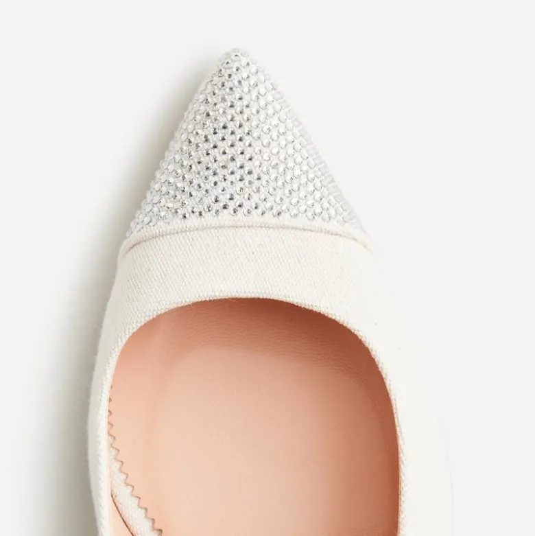 Elsie made-in-Italy slingback pumps with crystals