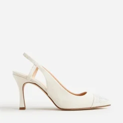 Elsie made-in-Italy slingback pumps with crystals