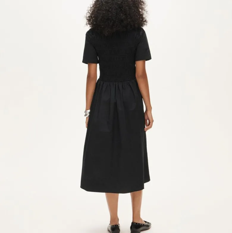 Elsie shirt-dress in cotton poplin