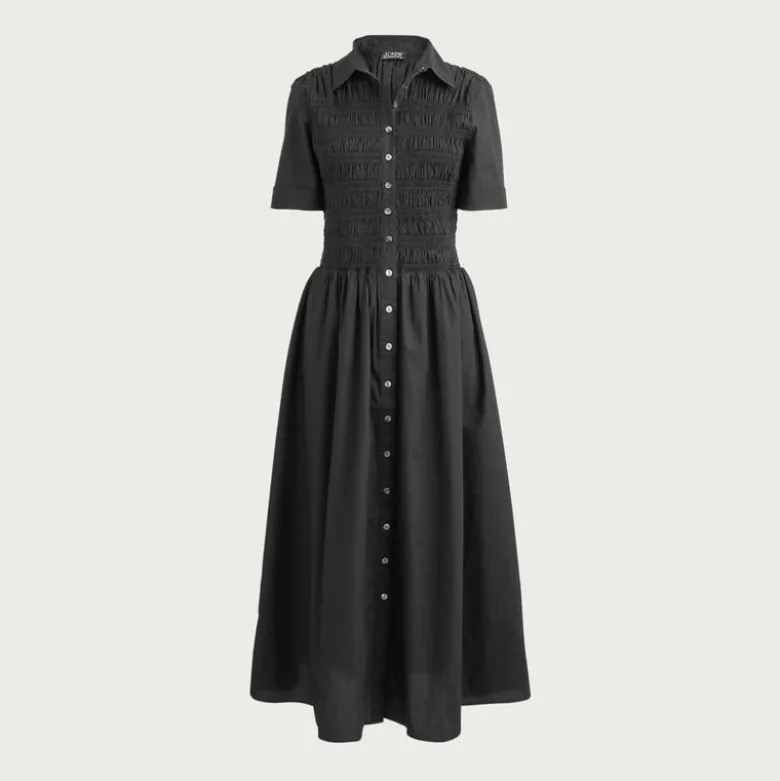 Elsie shirt-dress in cotton poplin