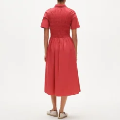 Elsie shirt-dress in cotton poplin