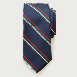 English silk striped tie