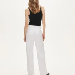 Essential wide-leg pant in Gramercy linen blend