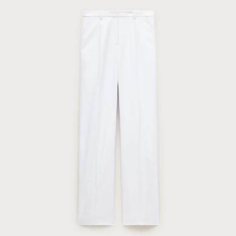 Essential wide-leg pant in Gramercy linen blend