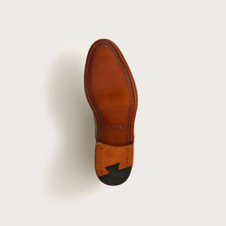Essex cap toe oxfords in leather