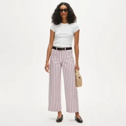 Everyday wide-leg ankle jean in stretch