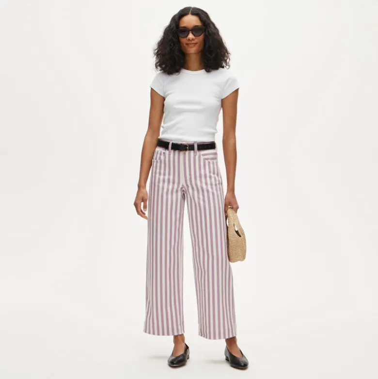 Everyday wide-leg ankle jean in stretch