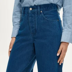 Everyday wide-leg ankle jean in rigid