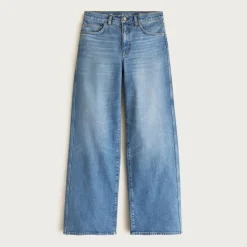 Everyday wide-leg ankle jean in semi-stretch