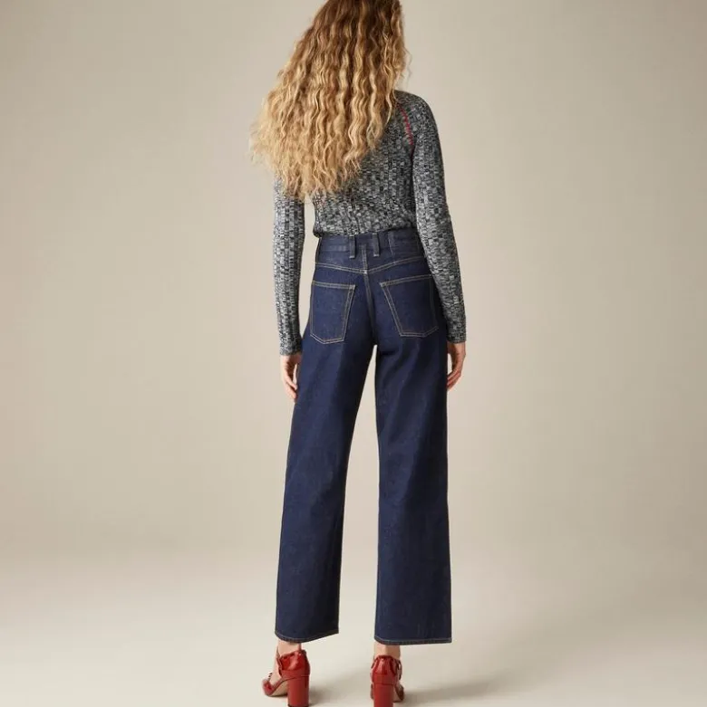 Everyday wide-leg ankle jean in rigid