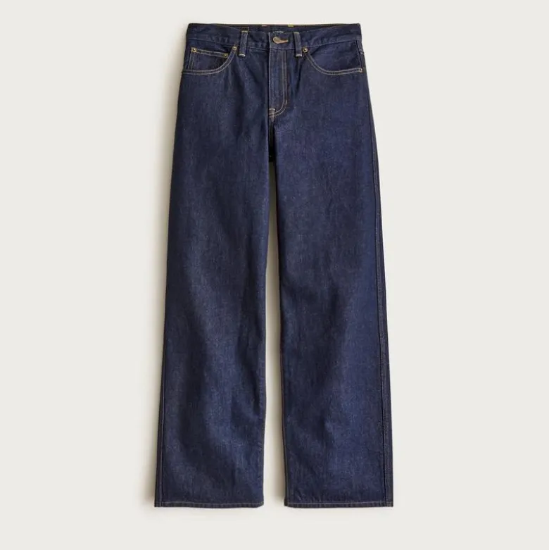 Everyday wide-leg ankle jean in rigid