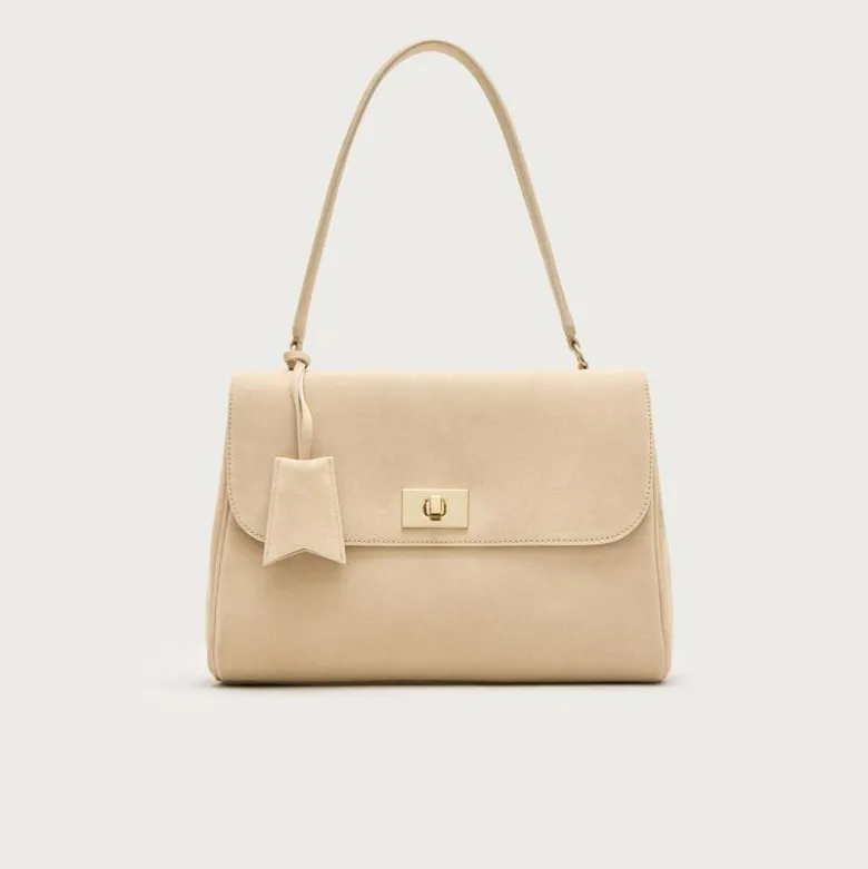 Evie shoulder bag in suede