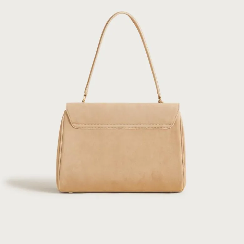 Evie shoulder bag in suede