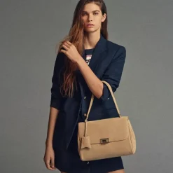 Evie shoulder bag in suede