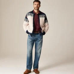 Fair Isle cardigan in lambswool