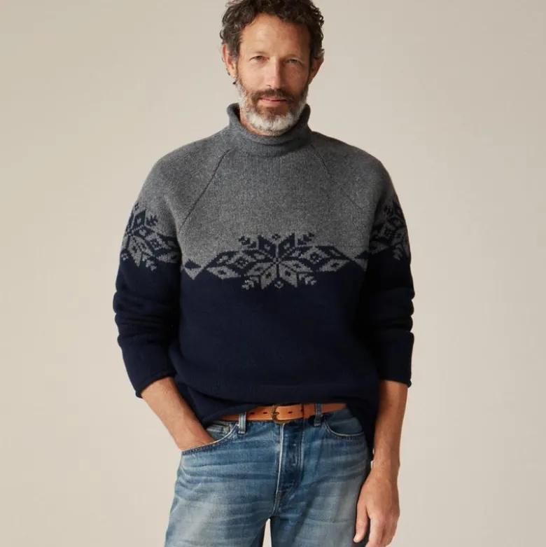 Fair Isle Rollneck™ sweater in lambswool
