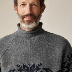 Fair Isle Rollneck™ sweater in lambswool