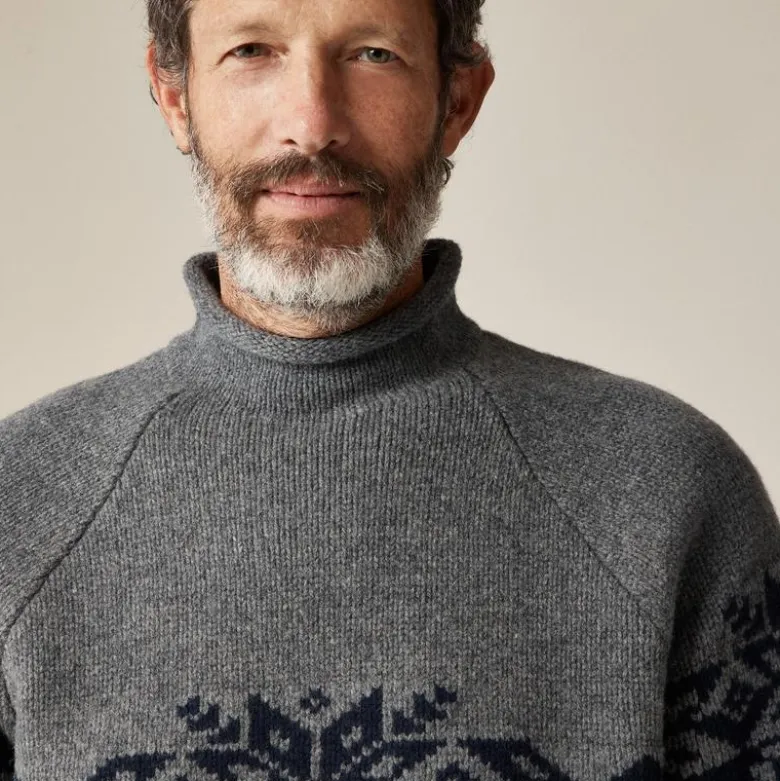 Fair Isle Rollneck™ sweater in lambswool