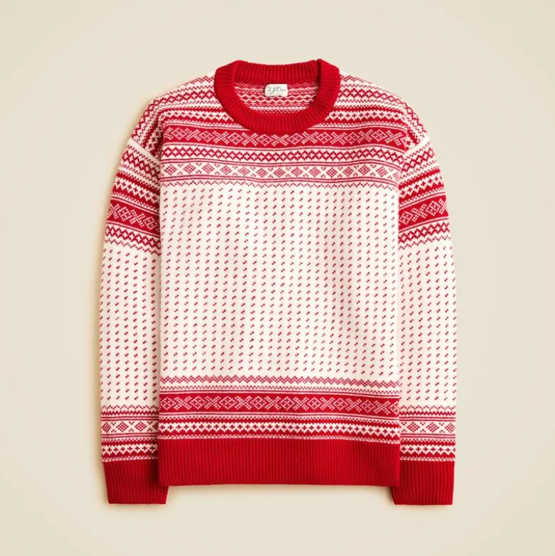 Fair Isle wool sweater