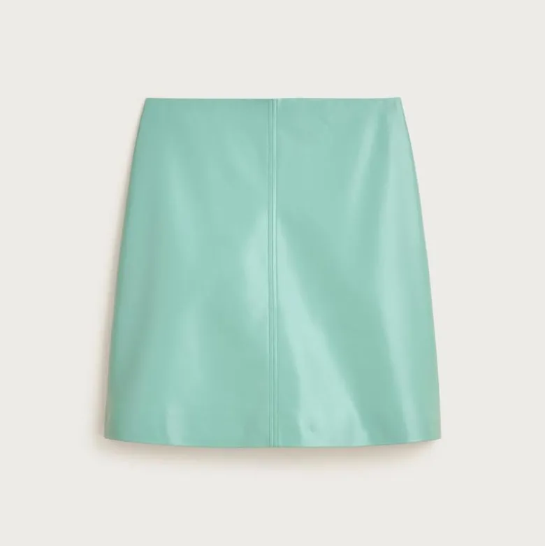 Fairfax skirt in faux leather