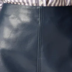 Fairfax skirt in faux leather