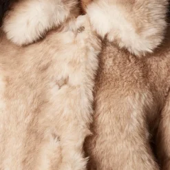 Faux-fur coat