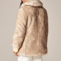 Faux-fur coat