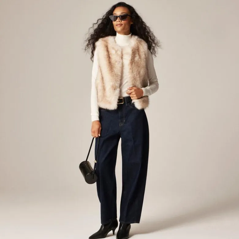 Faux-fur vest