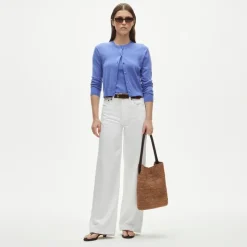 Featherweight cashmere cardigan