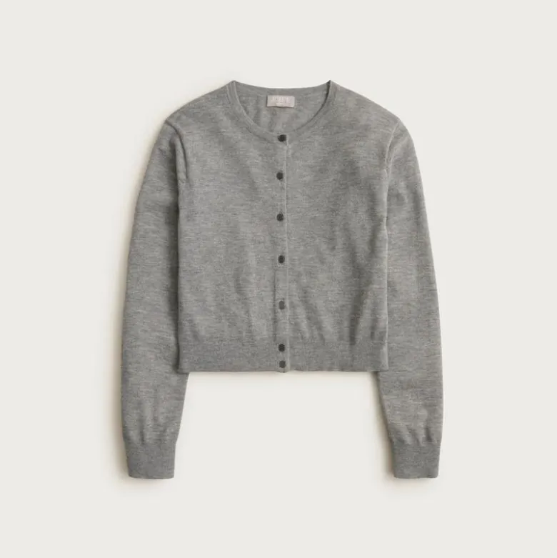Featherweight cashmere cardigan