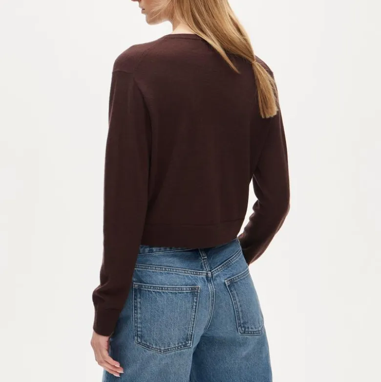 Featherweight cashmere cardigan