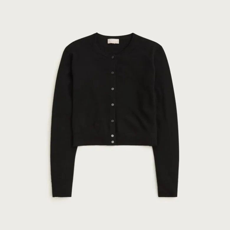 Featherweight cashmere cardigan