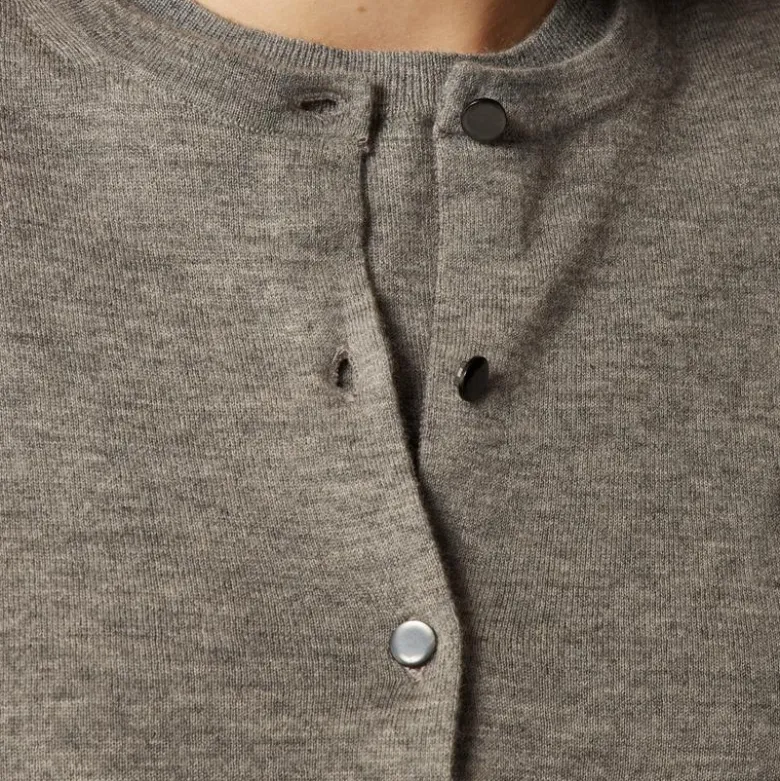Featherweight cashmere cardigan