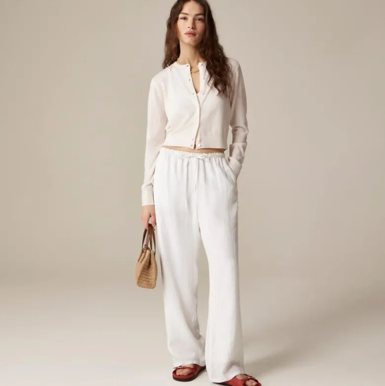 Featherweight cashmere cardigan