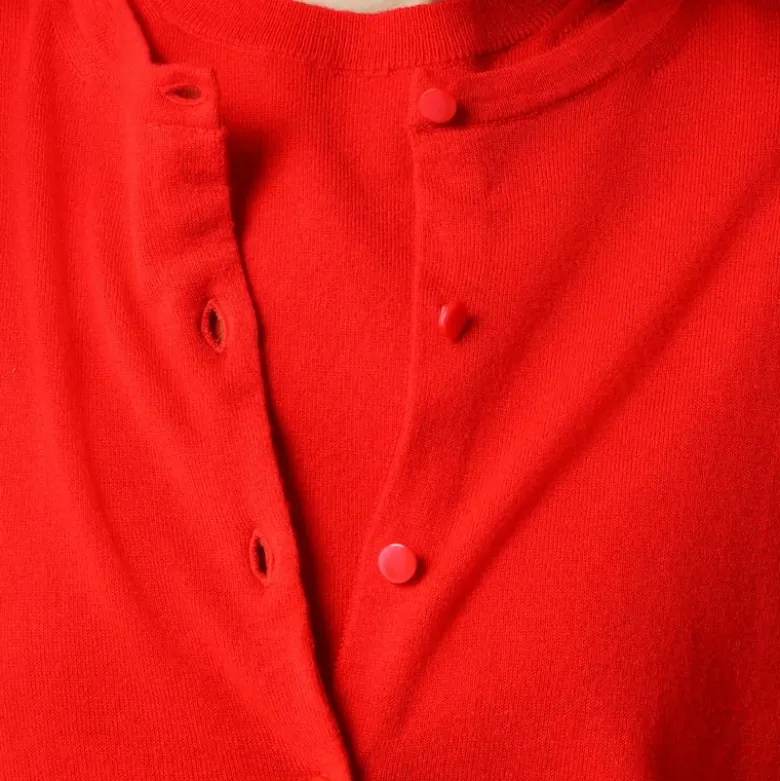 Featherweight cashmere cardigan