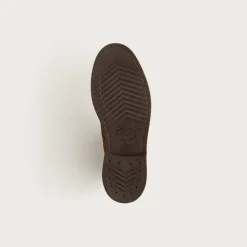 Field boots in suede