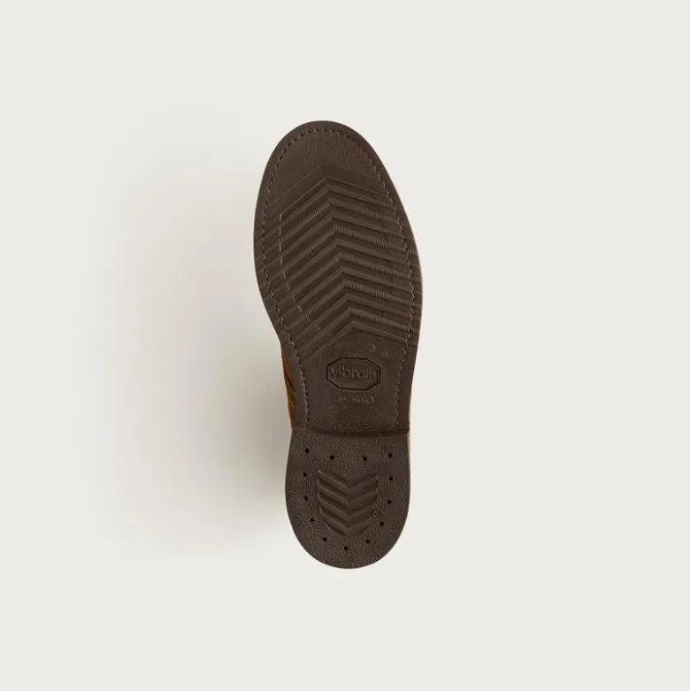 Field boots in suede