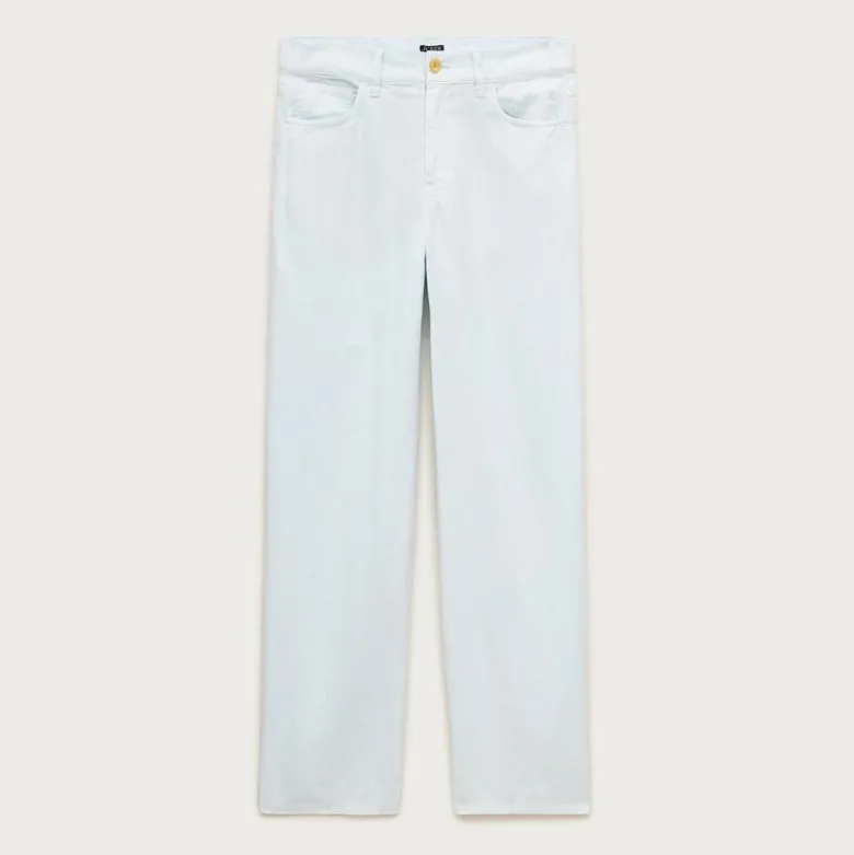 Five-pocket pant in linen blend