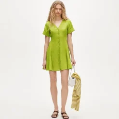 Fleur mini dress in linen