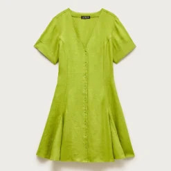 Fleur mini dress in linen