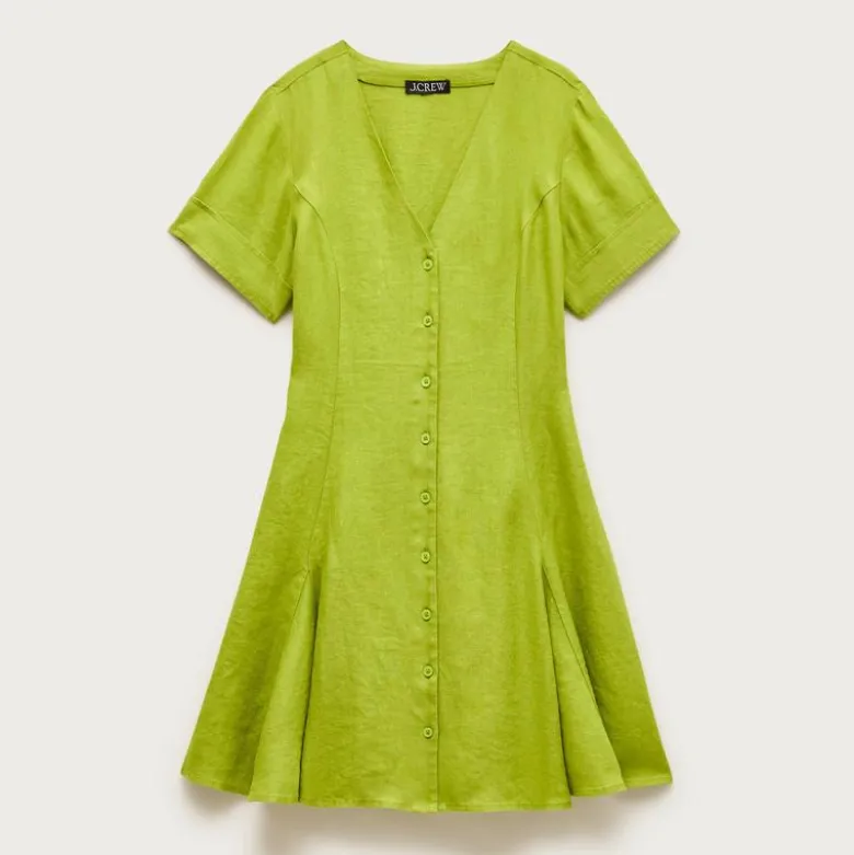 Fleur mini dress in linen