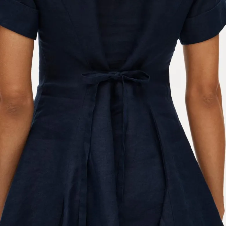 Fleur mini dress in linen