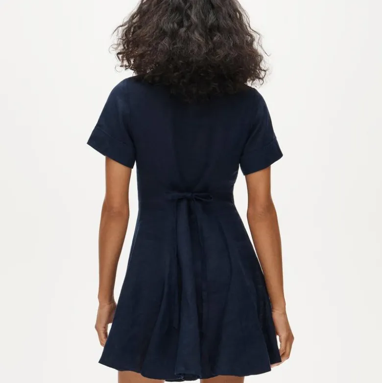 Fleur mini dress in linen