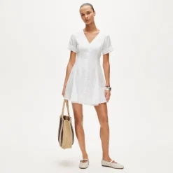 Fleur mini dress in linen
