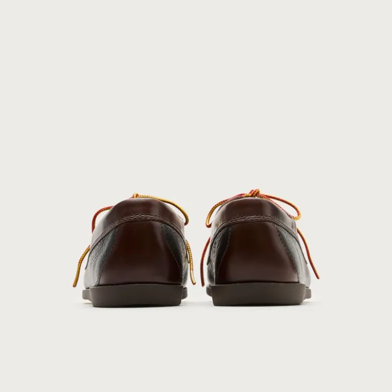 Four-eye lake shoes in leather