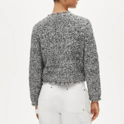 Fringe lady jacket in bouclé