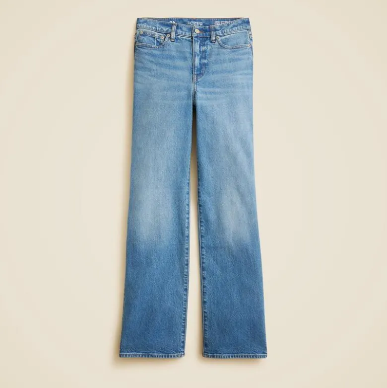Full-length slim-wide jean