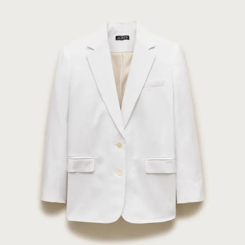 Gamine blazer in Gramercy linen blend