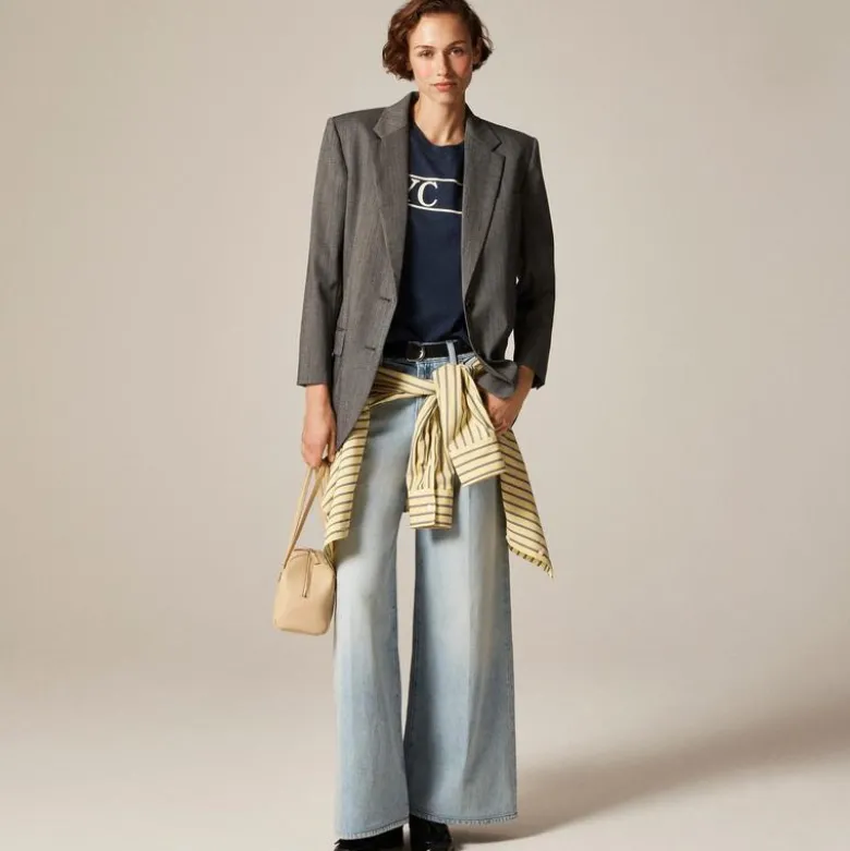 Gamine blazer in Italian studio wool blend